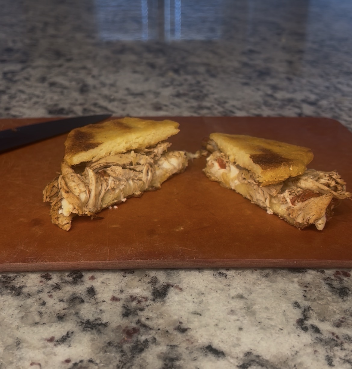 Cheesy Stuffed Arepas