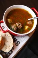 Tortellini and Meatball Soup